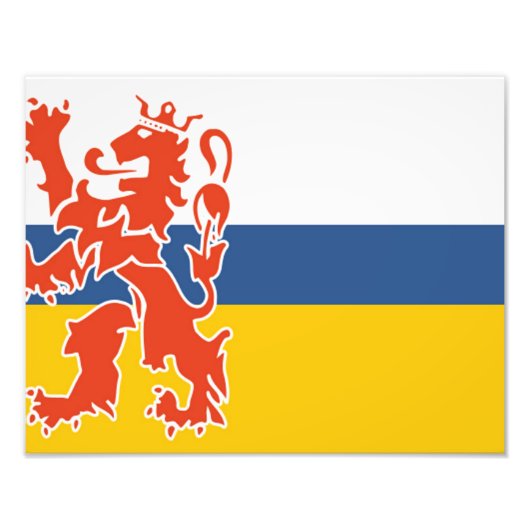 リンブルグオランダ国旗 フォトプリント            (正面)