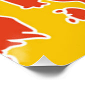 リンブルグオランダ国旗 ポスター (コーナー)