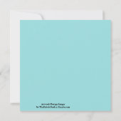 リンペットシェルブルーグリーン春シーズンカ無地のラー カード (裏面)