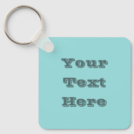 リンペットシェルブルーグリーン春シーズンカ無地のラー キーホルダー