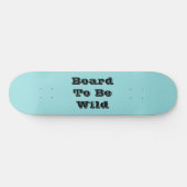 リンペットシェルブルーグリーン春シーズンカ無地のラー スケートボード (横)