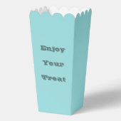 リンペットシェルブルーグリーン春シーズンカ無地のラー フェイバーボックス (正面)