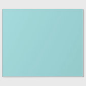 リンペットシェルブルーグリーン春シーズンカ無地のラー ラッピングペーパー (フラット)