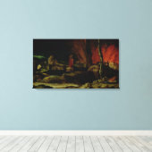 リンボのキリスト キャンバスプリント (インサイチュ (ウッドフロア))