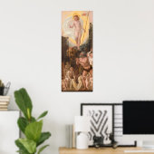 リンボのキリスト – ハンス・ミエリッチファインアートポスター ポスター (ホームオフィス)