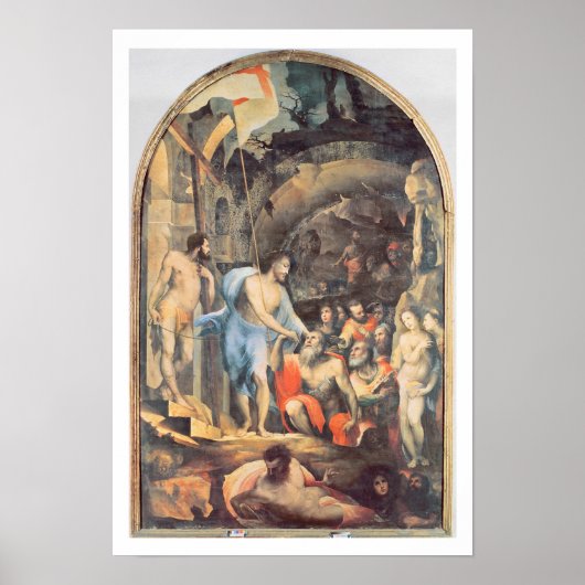 リンボのキリスト、c.1530-35 （パネル） ポスター (正面)