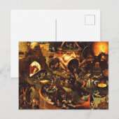 リンボのヒエロニムス・ボッシュ・キリスト ポストカード (正面/裏面)