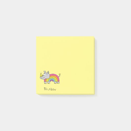 リンボウリノレインボーノートイエロー ポストイット (正面)