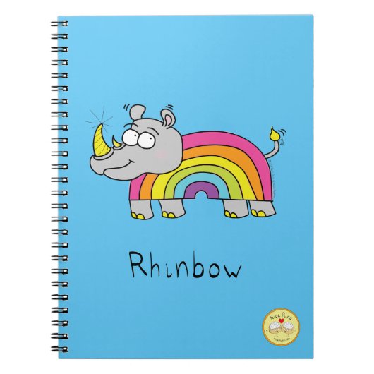 リンボウリノレインボーノート ノートブック (正面)