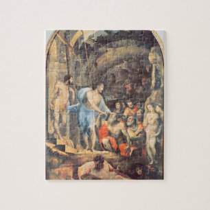 リンボー界、c.1530-35 (パネル)のキリスト ジグソーパズル