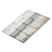 リンボ幽霊週間プランナーメモ帳 ノートパッド (アングル)