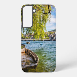 リンマット川、チューリッヒ SAMSUNG GALAXY S22+ケース