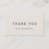 リンモダンンフェイクありがとうビジネス割引 割引カード (正面)