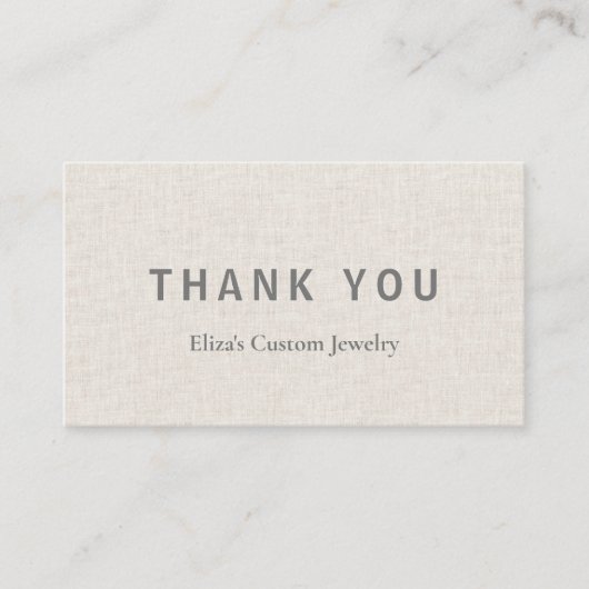 リンモダンンフェイクありがとうビジネス割引 割引カード (正面)