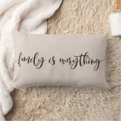 リンモダンンフェイクファミリー引用文腰枕 ランバークッション (ブランケット)