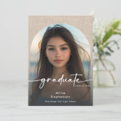 リンモダンンミニマル卒業発表 招待状 (スタンド正面)