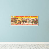 リンリングブラザーズ通りカーニバル&ビッグニューパレード キャンバスプリント (インサイチュ (ウッドフロア))