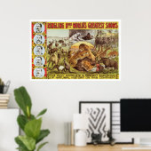 リンリングブラザーズ。野生動物広告1900年代 ポスター (ホームオフィス)