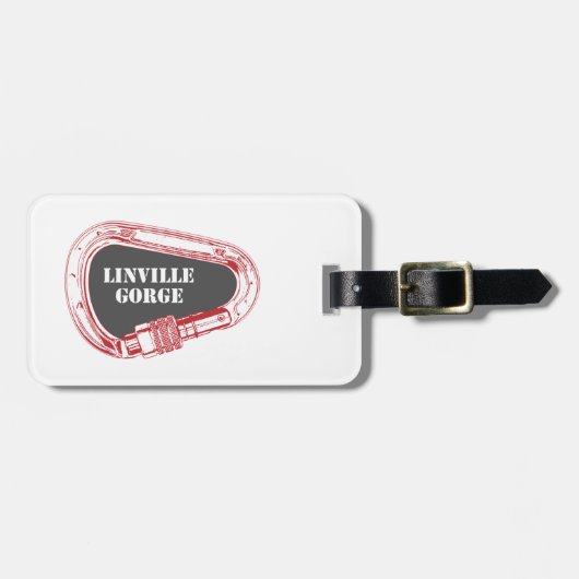 リンヴィルゴルジ登山カラビナー ラゲッジタグ (正面横)