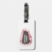 リンヴィルゴルジ登山カラビナー ラゲッジタグ (裏面縦)