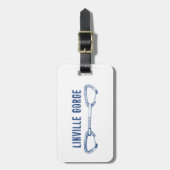 リンヴィルゴージェノースカロライナ登山クイックドロー ラゲッジタグ (正面縦)