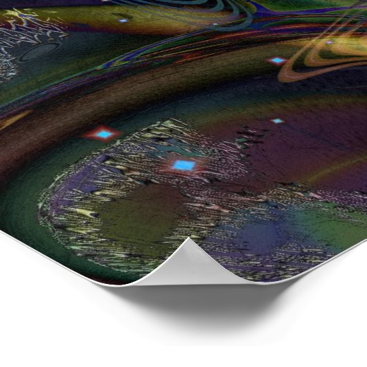 リン光放出 ポスター (角)