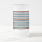 リン航海のンストライプ フロストグラスビールジョッキ (中央)