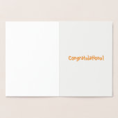 リン・ディン・ディン オニオンレリング 婚約おめでとう 箔カード (内部)