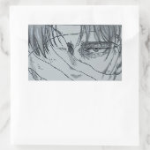 リヴァイ.. 長方形シール (バッグ)