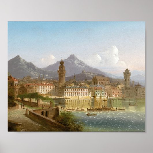 リヴァオンガルダ湖 | ヨハン・ウィルヘルム・ジャンコウスキー ポスター (正面)