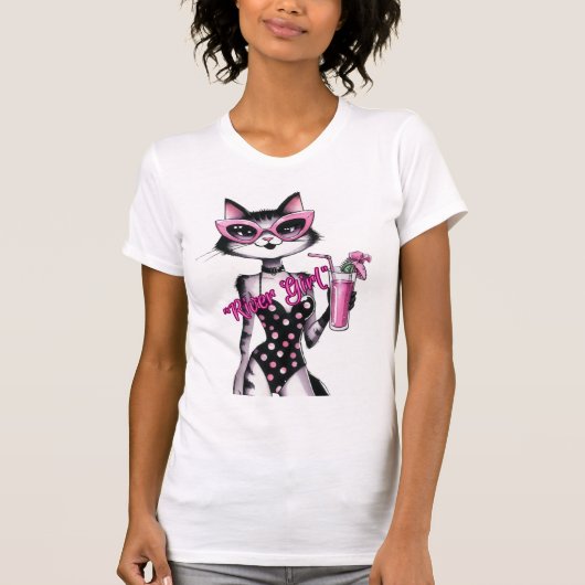 リヴァガールキャットTシャツ Tシャツ (正面)