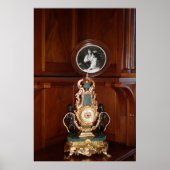 リヴァディア宮殿の王室の豪華な時計 ポスター (正面)