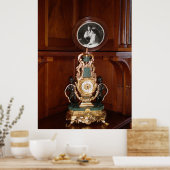 リヴァディア宮殿の王室の豪華な時計 ポスター (キッチン)