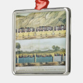 リヴァプールおよびマンチェスターの走行 メタルオーナメント (左)