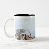 リヴァプールおよびマンチェスターの鉄道: ツートーンマグカップ (左)