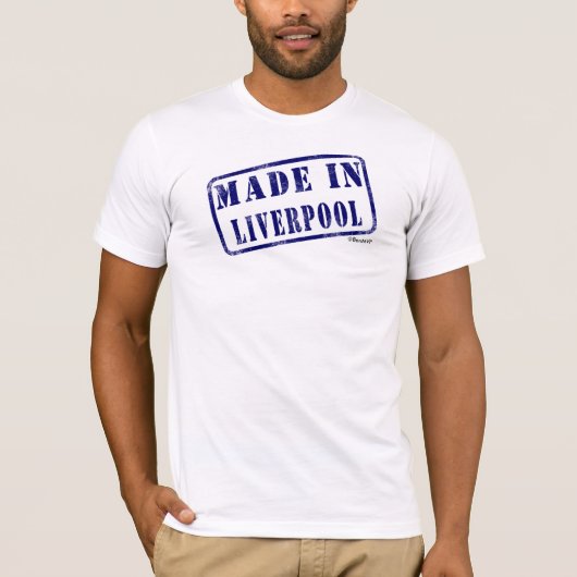 リヴァプールで作られる Tシャツ (正面)