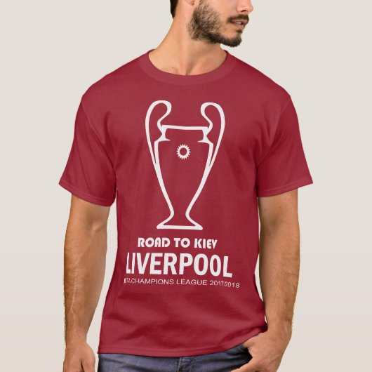 リヴァプールの商品のTシャツUefa Tシャツ (正面)