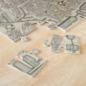 リヴァプールイギリス(1836年)のヴィンテージの地図 ジグソーパズル (側面)