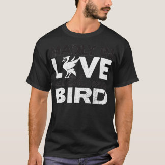 リヴァプール狂気の私の鳥のデザイン肝臓 Tシャツ