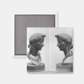 リヴィアの胸像の2つのビュー マグネット (正面/裏面)