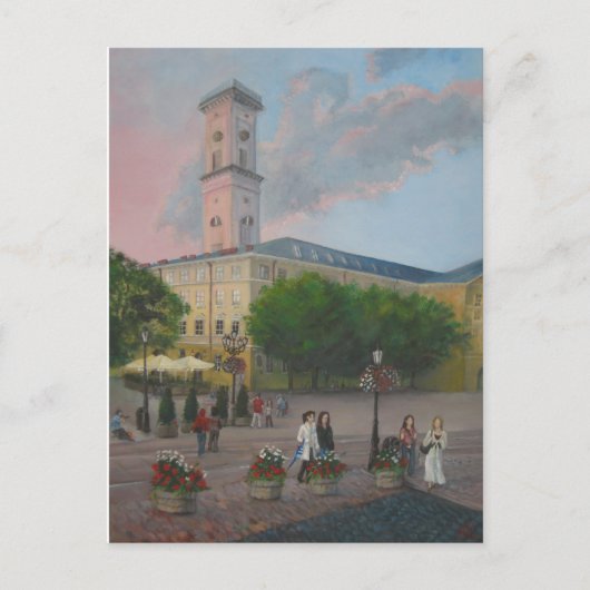 リヴィウウクライナ ポストカード (正面)