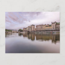 リヴィエールソーヌインリヨンフランスポストカード