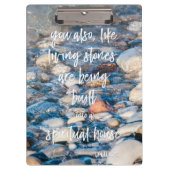 リヴィングストンの第1ピーターの聖書の詩のように クリップボード (正面)