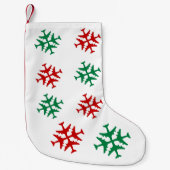 リヴィンザドリーム飛行機ストッキング スモールクリスマスストッキング (正面)