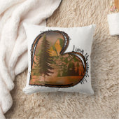 リヴィンザライフシンプルハート自然 クッション (ブランケット)