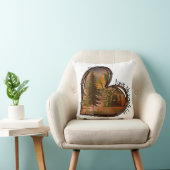 リヴィンザライフシンプルハート自然 クッション (椅子)