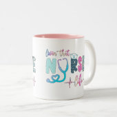 リヴィンザーズナースライフ ツートーンマグカップ (正面右)