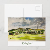 リヴィントンウィンターヒルランドスケープポストカード ポストカード (正面/裏面)