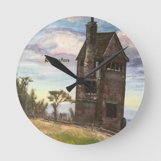 リヴィントンピジョンタワー ラウンド壁時計 (正面)