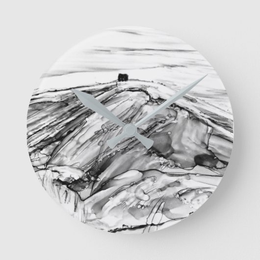 リヴィントン・パイク・ホーウィッチ城 ラウンド壁時計 (正面)